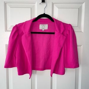 Cropped pink blazer - worn ONCE